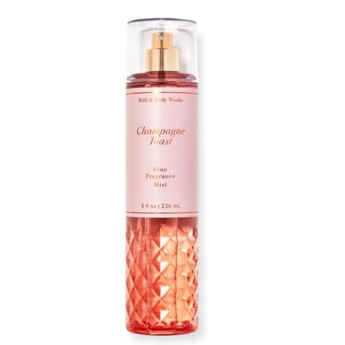 Bath & Body Works - Champagne Toast - Daily Trio - Shower Gel, Fine Fragrance Mist & Super Smooth Body Lotion (Packaging Varies)