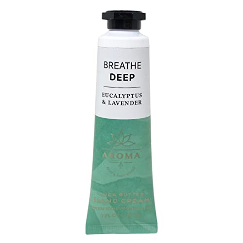 Bath & Body Works Aroma Breathe Deep EUCALYPTUS & LAVENDER Shea Butter Hand Cream - 1 fl oz / 29 mL